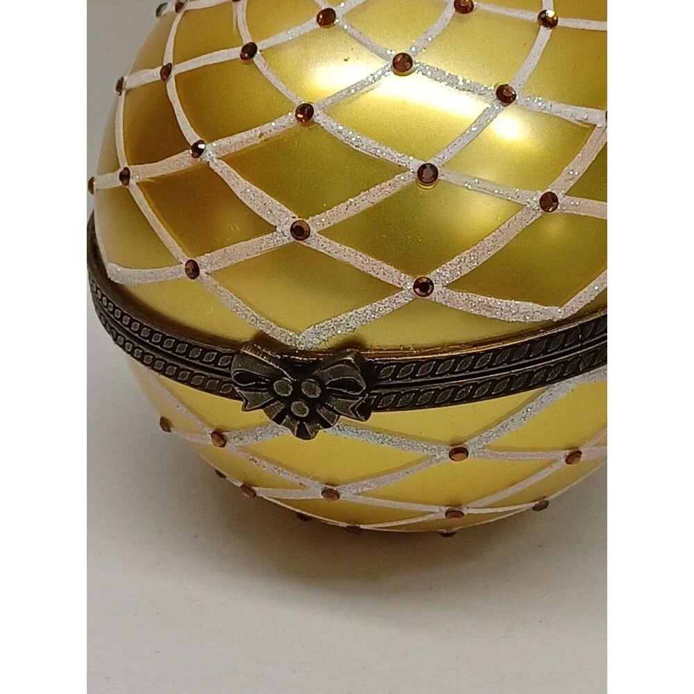 Mostowski Blown Glass Christmas Ornament Komozja Hinged  Read**
